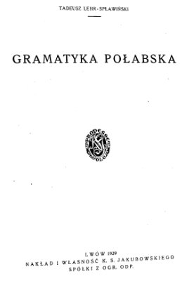 Gramatyka połabska