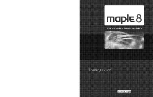 Maple 8 Learning Guide