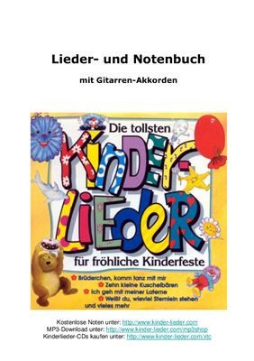 Die tollsten Kinderlieder für fröhliche Kinderfeste