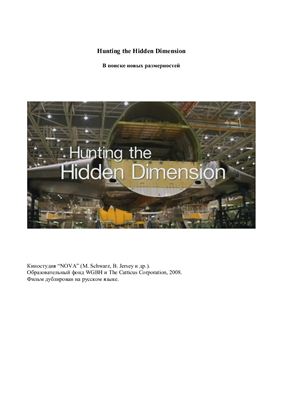 Hunting the Hidden Dimension. В поиске новых размерностей