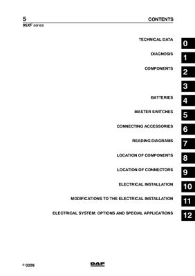 DAF 95XF Series Truck Workshop Manual / Руководство по обслуживанию и ремонту