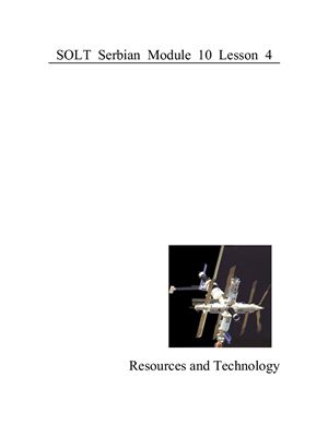 DLI. Serbian basic courses. SOLT Instructor M10