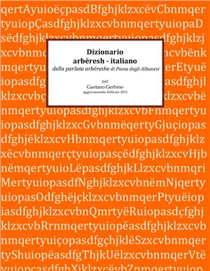 Dizionario arbëresh - italiano della parlata di Piana degli Albanesi