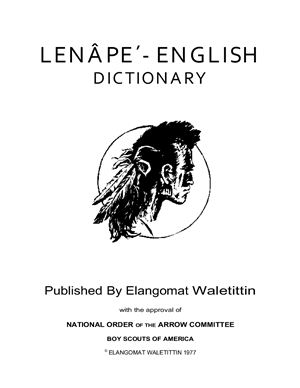 Lenape-English Dictionary