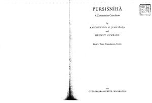 A Zoroastrian Catechism