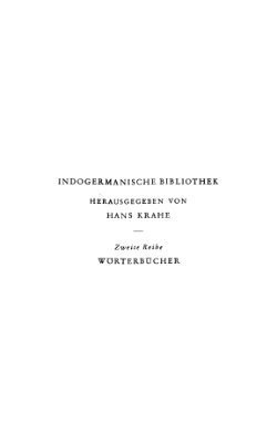 Russisches Etymologisches Wörterbuch. Bd. II