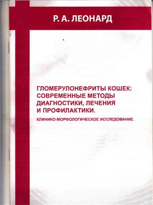 Гломерулонефриты кошек: современные методы диагностики, лечения и профилактики