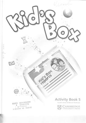 Kid's Box 5 Activity Book