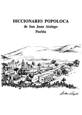 Diccionario popoloca de San Juan Atzingo Puebla