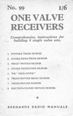 One Valve Receivers