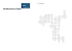 One big step for a chimp! (criss-cross)