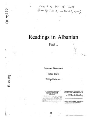 Readings in Albanian. Part 1
