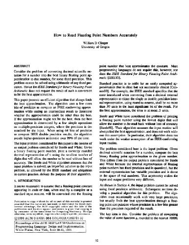 Reading floating-point numbers accurately