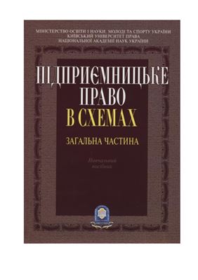 Підприємницьке право в схемах