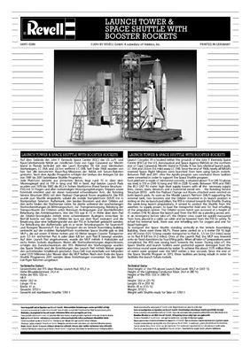 Revell - Launch Tower & Space Shuttle with Booster Rockets 1/144