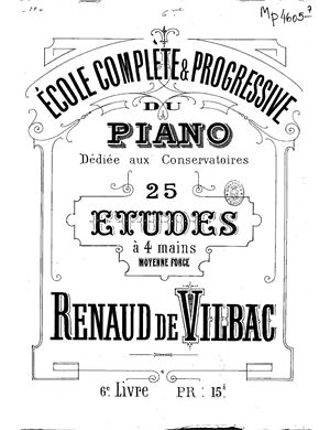École complète et progressive du piano. Livre 6