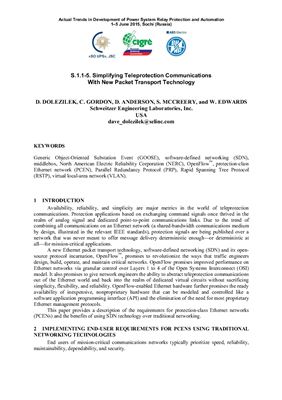 Simplifying Teleprotection Communications With New Packet Transport Technology