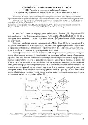 О новой классификации фибробетонов