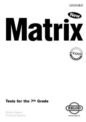 New Matrix for Russia 7th Grade Tests
