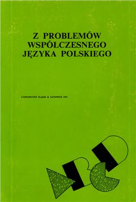 Z problemów współczesnego języka polskiego