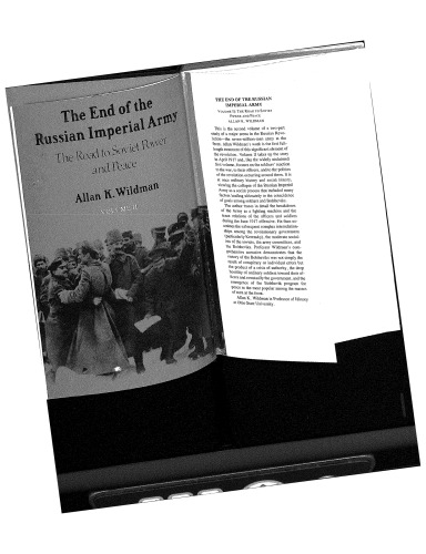 The End of the Russian Imperial Army