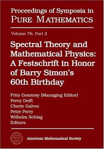 Spectral Theory and Mathematical Physics part 2: A Festschrift in Honor of Barry Simon's 60th Birthday: Ergodic Schrödinger Operators, Singular Spectrum,