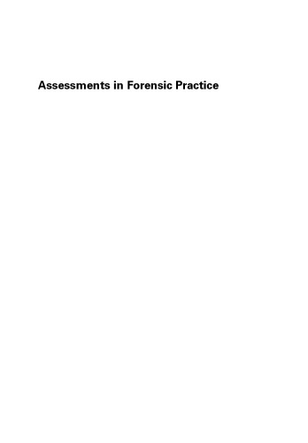 Assessments in forensic practice : a handbook