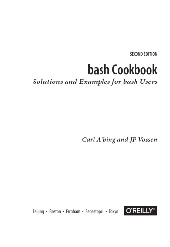 bash Cookbook