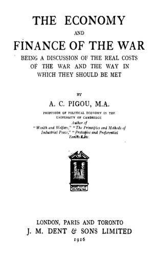 The Economy and Finance of the War