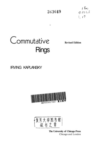 Commutative Rings