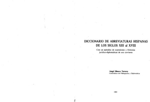 Diccionario de abreviaturas hispanas de los siglo XIII al XVIII (P)