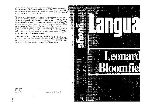 Language And Linguistics