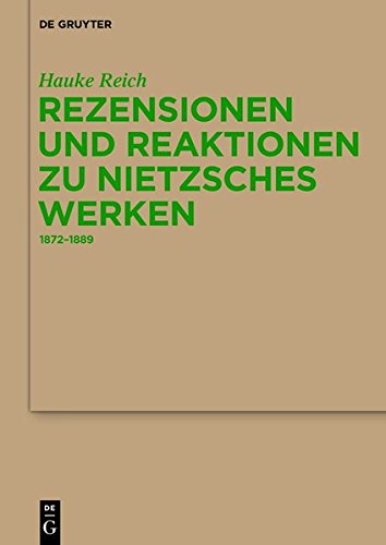 Rezensionen und Reaktionen zu Nietzsches Werken 1872−1889