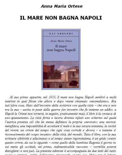 Il mare non bagna Napoli