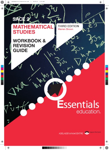 Mathematical Studies WorkBook & Revision Guide SACE Stage 2