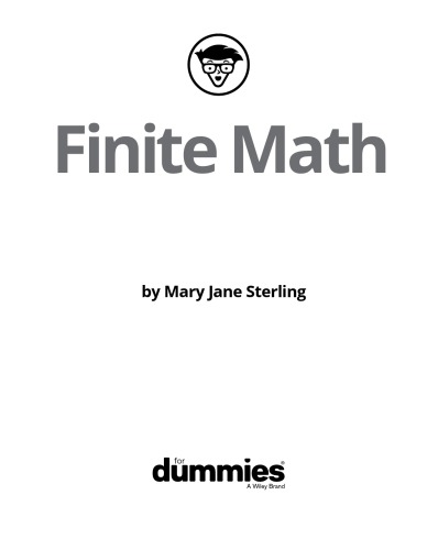 Finite Math for Dummies