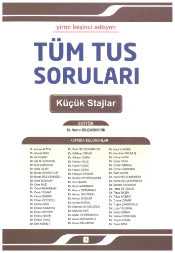 Tüm Tus Soruları Küçük Staj Soruları