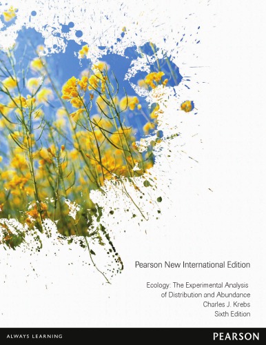 Ecology : the experimental analysis of distribution and abundance