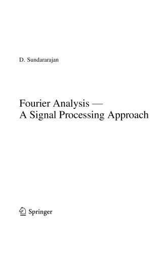 Fourier Analysis - A Signal Processing Approach
