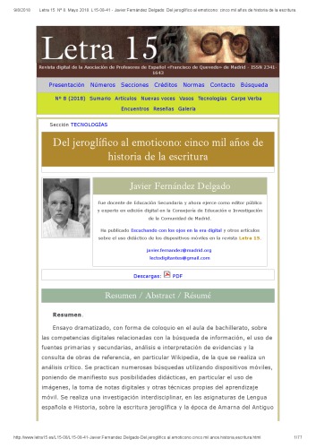 Del jeroglífico al emoticono: cinco mil años de historia de la escritura