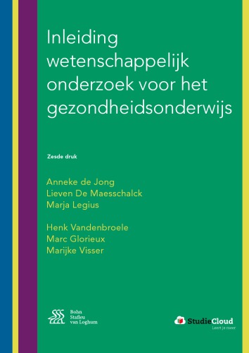 Inleiding wetenschappelijk onderzoek voor het gezondheidsonderwijs