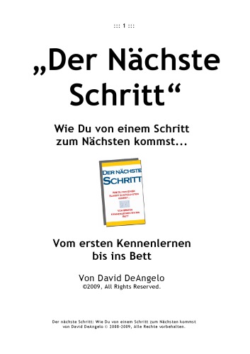 Der Nächste Schritt