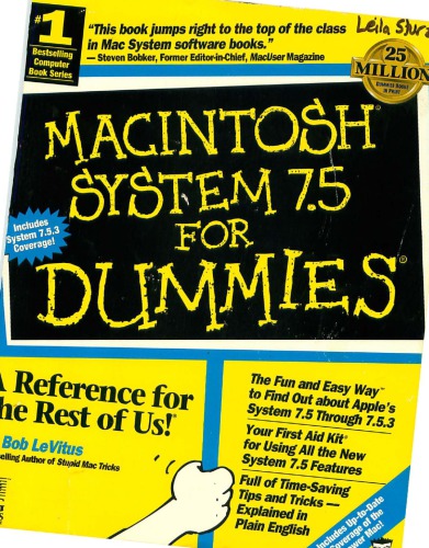 Macintosh system 7.5 for dummies