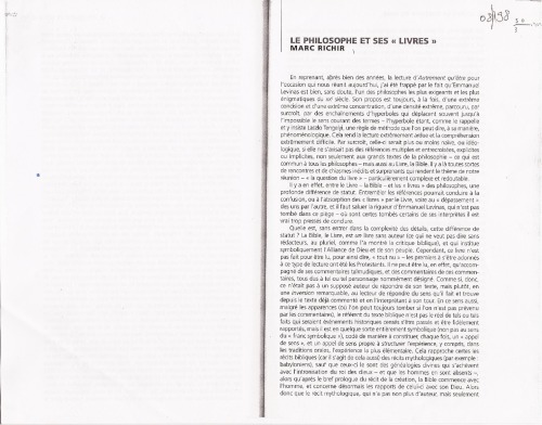 Le philosophie et ses _livres