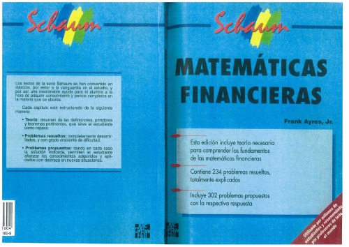 Matemáticas financieras