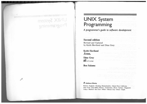 Unix System Programming: A Programmer’s Guide to Software Development