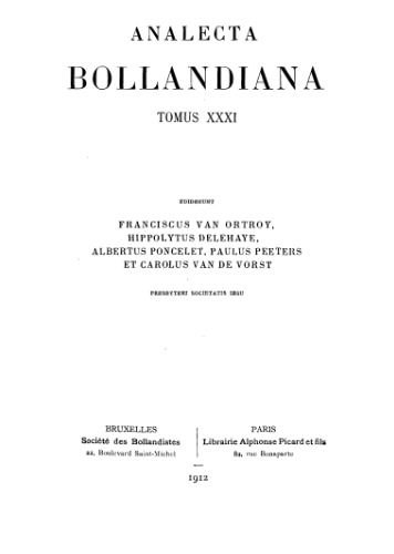 Analecta Bollandiana