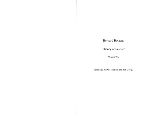 Theory of Science