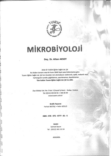 Mikrobiyoloji Konu Kitabı
