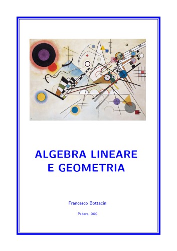 Algebra lineare e geometria